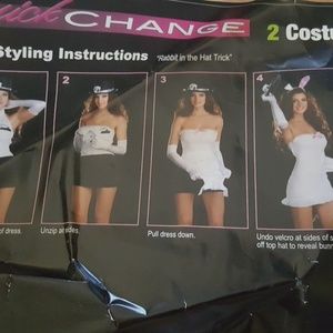 Card dealer or bunny costume..